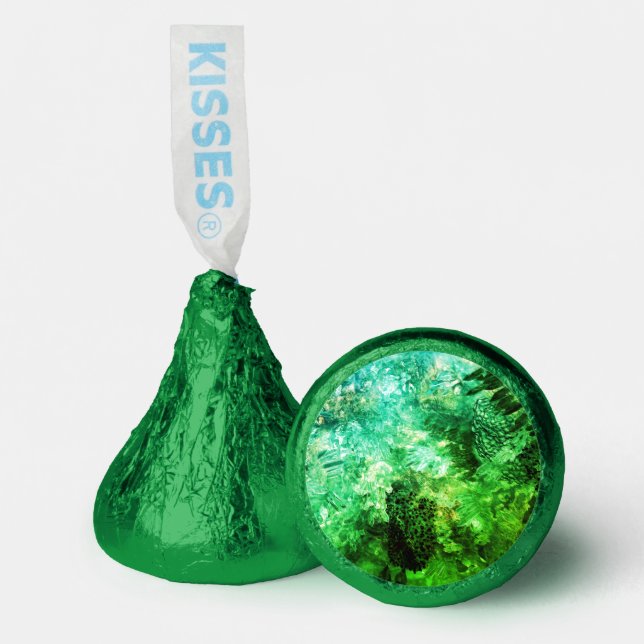 Green Crystals Hershey®'s Kisses® (Front)