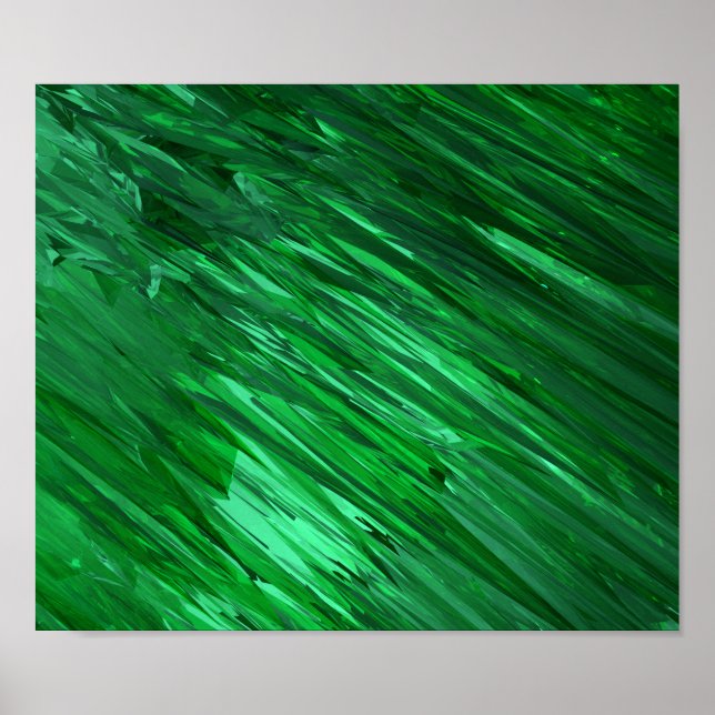 Green Crystals Poster (Front)