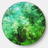 Green Crystals Wireless Charger (Front)