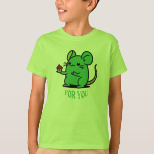 Green Cupcake Mouse for You T-Shirt