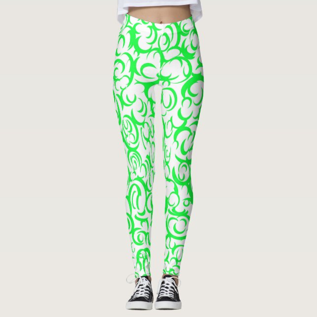 Green Curves Leggings (Front)