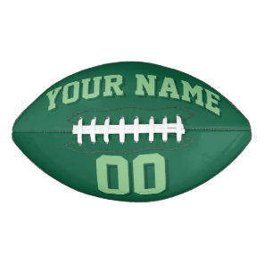 GREEN Custom Football