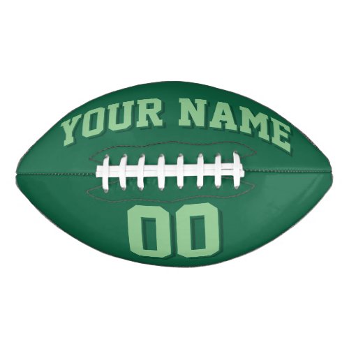 GREEN Custom Football