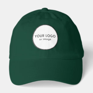 Green Custom Photo or Logo Hat