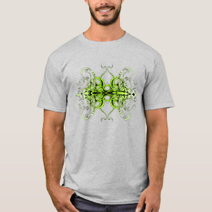 Green Custom Tribal Tattoo Design T-Shirt