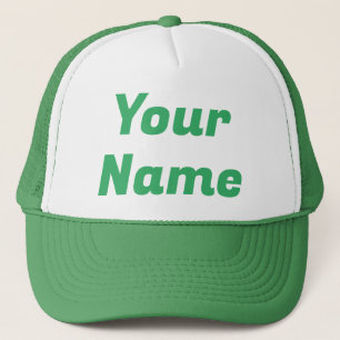 Green CUSTOMIZABLE Trucker Hat