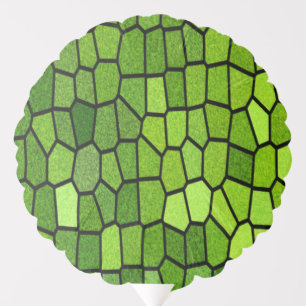 Green Cut Glass Look Balloon