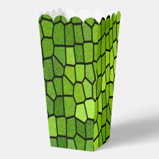 Green Cut Glass Look  Favor Boxes