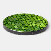 Green Cut Glass Look Wireless Charger (Front 2)
