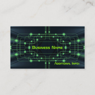 Green Cyber Circuits Business Card