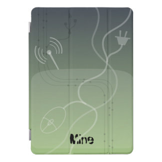 Green Cyberspace Web 2.0 style iPad Pro Cover