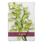 Green Cymbidium Orchid Floral Personalized