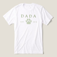 Green Dada Gingham Puppy Paw Print Birthday