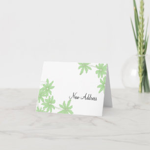 Green Daises Change of Address Announcement