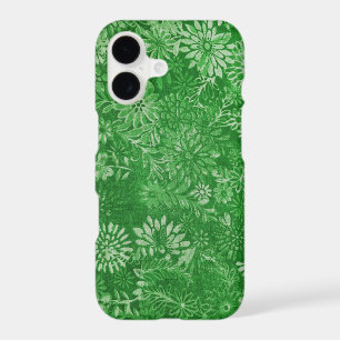 Green Daisy Floral Design iPhone 17 Case