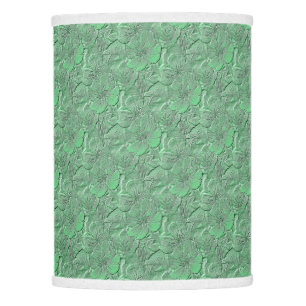 Green Daisy Flowers Nature Art Pattern      Lamp Shade