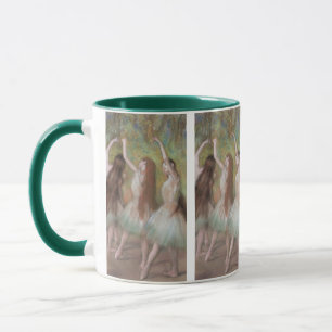 Green Dancers by Edgar Degas, Vintage Ballet Art Mug