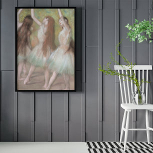 Green Dancers by Edgar Degas, Vintage Ballet Art Poster
