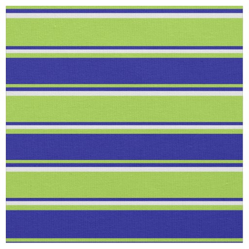 Green, Dark Blue & Lavender Stripes/Lines Pattern Fabric