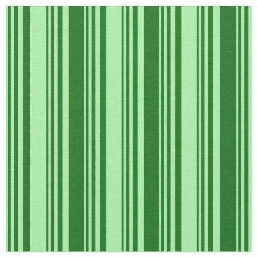 Green & Dark Green Lines/Stripes Pattern Fabric