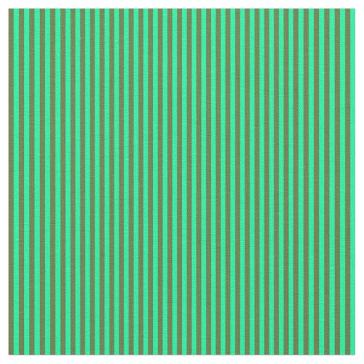 Green & Dark Olive Green Pattern of Stripes Fabric
