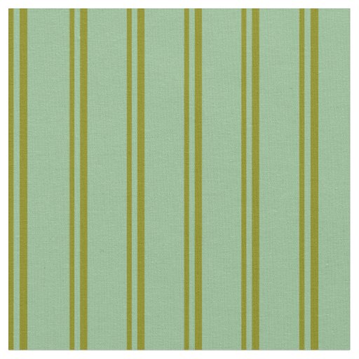 Green & Dark Sea Green Lines Fabric