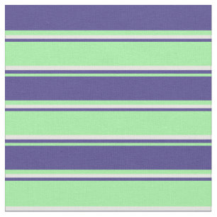 Green, Dark Slate Blue, and Mint Cream Colored Fabric