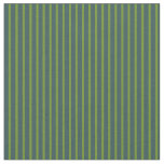 [ Thumbnail: Green & Dark Slate Gray Colored Lines Fabric ]