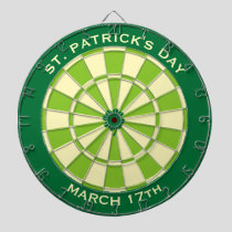 Green Dartboard with custom text