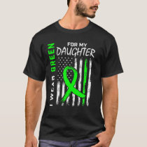 Green Daughter Cerebral Palsy Kidney Disease Aware T-Shirt