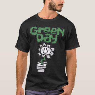 Green Day Flower Pot T-Shirt