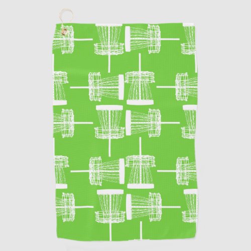 Green Day glow towel four basket