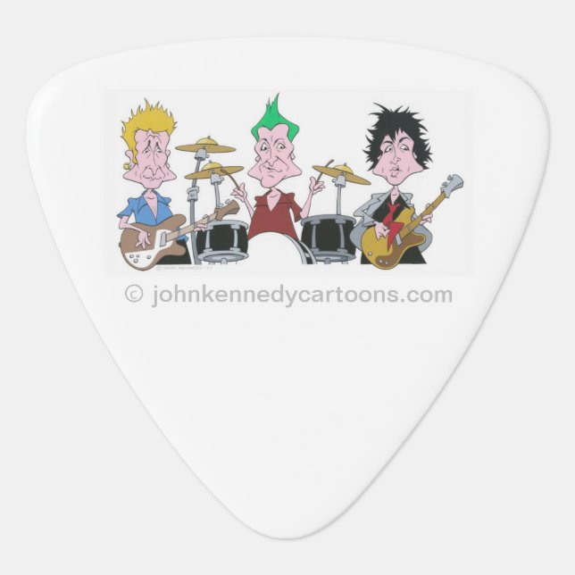 Green Day Guitar Pick (Front)
