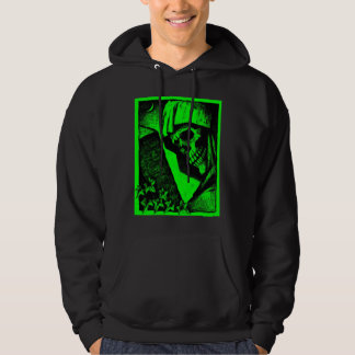 Green Death Head Halloween T-Shirt Hoodie