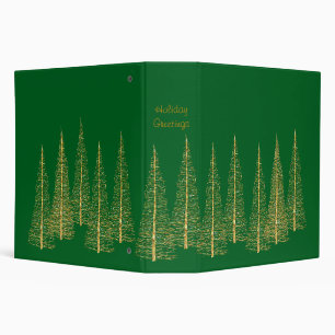 Green December Christmas Scrapbook Album Binder