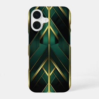 Green Deco iPhone 16 Case
