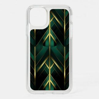 Green Deco Speck iPhone 11 Case
