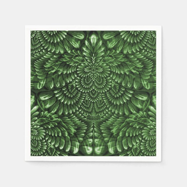 Green Decorative Napkins (Front)