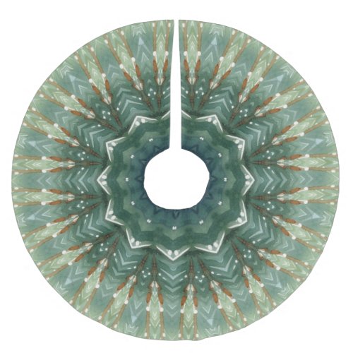 Green Decorative Tree Skirt