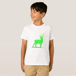 Green deer  silhouette design T-Shirt