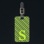 Green Deli Dill Pickle Monogram Personalized Luggage Tag<br><div class="desc">Luggage tag features an original marker illustration of a crunchy green dill pickle. Simply personalize with your information for a one-of-a-kind look!

Don't see what you're looking for? Need help with customization? Contact Rebecca to have something designed just for you.</div>