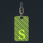 Green Deli Dill Pickle Monogram Personalized Luggage Tag<br><div class="desc">Luggage tag features an original marker illustration of a crunchy green dill pickle. Simply personalize with your information for a one-of-a-kind look!

Don't see what you're looking for? Need help with customization? Contact Rebecca to have something designed just for you.</div>