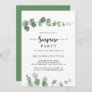 Green Delight Eucalyptus Surprise Party  Invitation