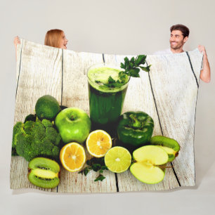 GREEN DELIGHT FLEECE BLANKET