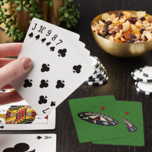 Green Denim Darts Destination Bullseye, Poker Cards