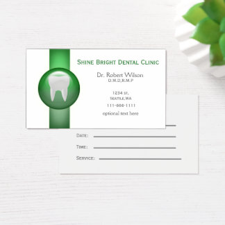 Dental Business Cards & Templates | Zazzle