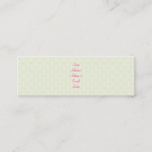 Green Diamond Floral Business Card Templates