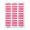 Green Diamond Pattern Monogram Pink, Black, White