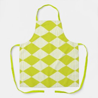 Green Diamond Stripes Pattern     
