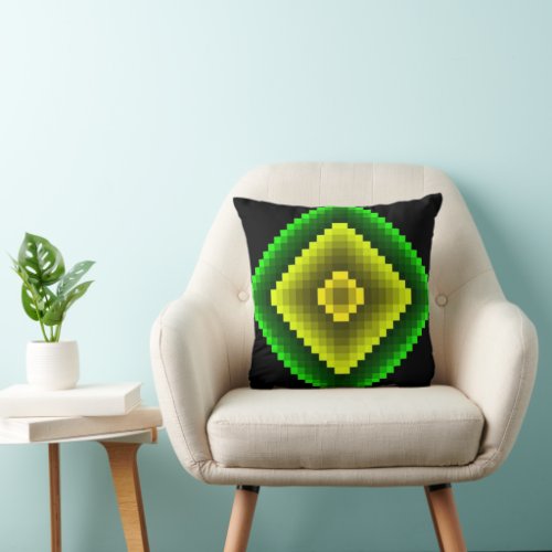 Green Diamond The Woodbury Throw Pillow